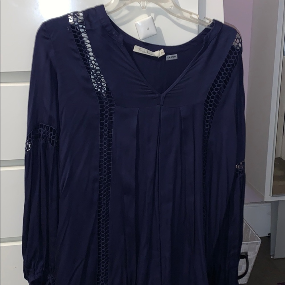Long sleeve dress medieval look